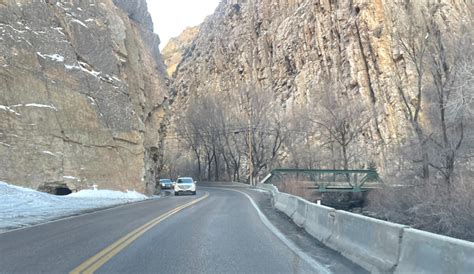 Udot To Replace Barriers Between Ogden Canyon Road Ogden River News