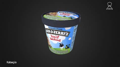 Ben And Jerrys Ice Cream 3d Model By Qreal Lifelike 3d Kabaq