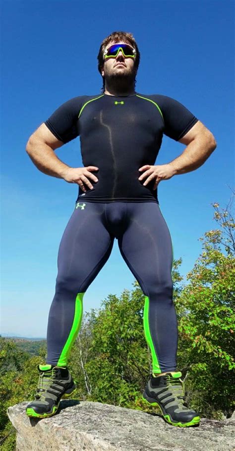 Men In Spandex In 2022 Mens Workout Clothes Mens Compression Pants Lycra Men