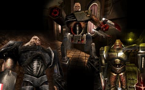 Gunner Gladiator And Berserker Image Quake 2 Monster Skins Mod For