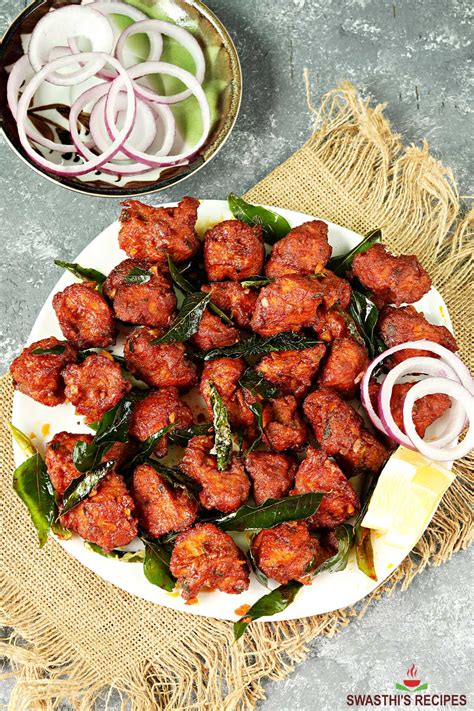 Chicken 65 Recipe Restaurant Style Swasthi S Recipes Indianhealthyrecipes