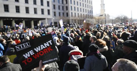 Federal Workers Rally Across The Country In Protest Of Shutdown Cbs News