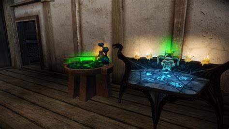 Enb Particle Lights For Alchemy And Enchanting Tables At Skyrim Special
