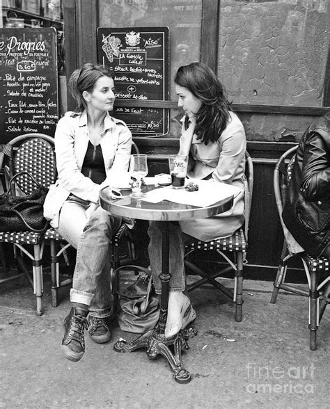 Woman At Parisian Cafe Photograph By Ron Greer Fine Art America