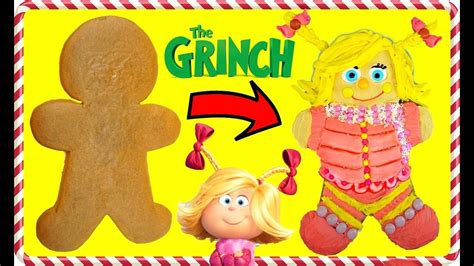 The Grinch Movie Inspired Cindy Lou Who Gingerbread Man Cookie