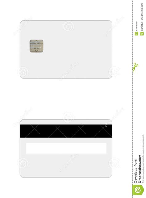 credit debit card template stock photo image