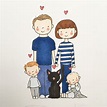 Pin by Mrs Macdonald ART on { Illustrator - D } | Family drawing ...