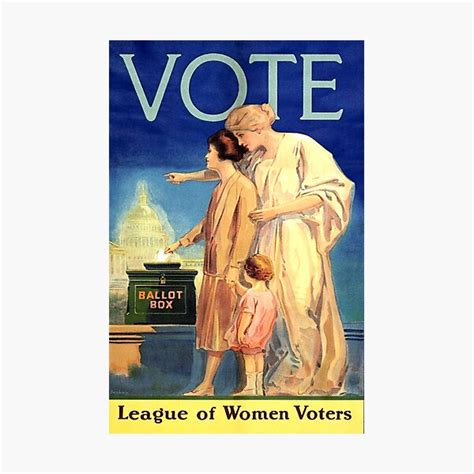 Vote League Of Women Voters Photographic Print By Gwinna Redbubble