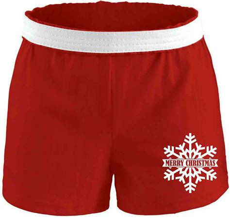 Soffe Soffe Womens Holiday Graphic Cheer Shorts