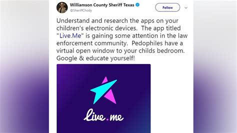 The fastest growing live broadcasting app that let's you discover new content, meet cool people, & earn $$$. Texas sheriff warns of live-streaming app | wltx.com