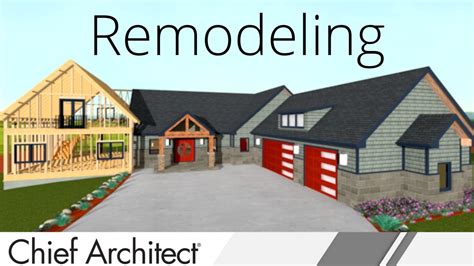 Remodeling Demonstration In Chief Architect X12 Youtube