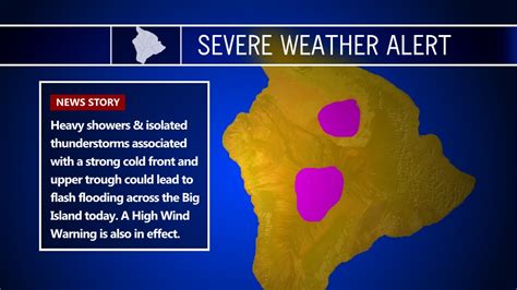 Severe Weather Hits Hawaii Island