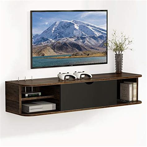 Fitueyes Floating Tv Stand Wall Mounted Media Console Tv Shelf Cabinet