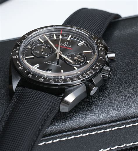 The apollo 8 edition of the omega speedmaster dark side of the moon (dsotm) didn't simply seek to celebrate vintage speedmaster watches or the general connection with space, but instead chose to commemorate a specific apollo mission and, even more specifically, its intended target, the moon. Omega Speedmaster Co-Axial Chronograph Dark Side Of The ...