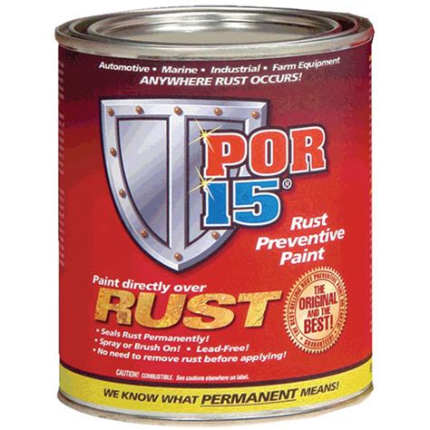 Por 15 Rust Preventative Paints Rust Prevention Auto Body Toolmart