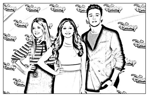 Free Soy Luna coloring pages to color - Soy Luna Kids Coloring Pages