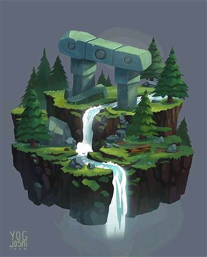 Waterfall Animation Photoshop Joshi Animated Process Yog