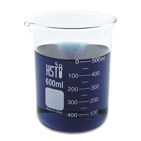 600 Ml Beaker Borosilicate Glass Chemistry Labware