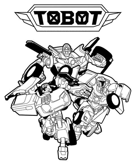 Tobot X Coloring Pages Coloring Pages