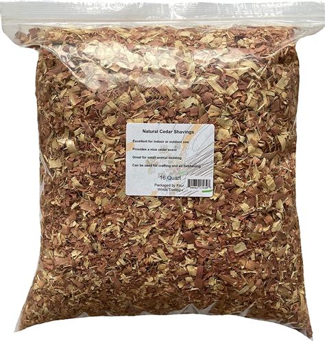 100 Natural Cedar Shavings 16 Quart Uk Garden