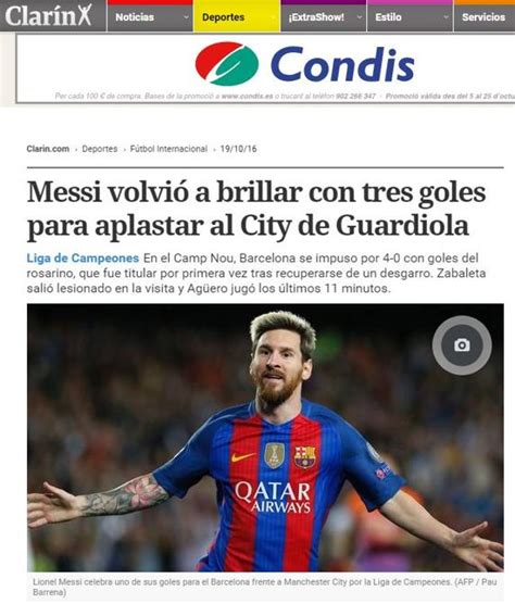 Messi Conquista A La Prensa Mundial
