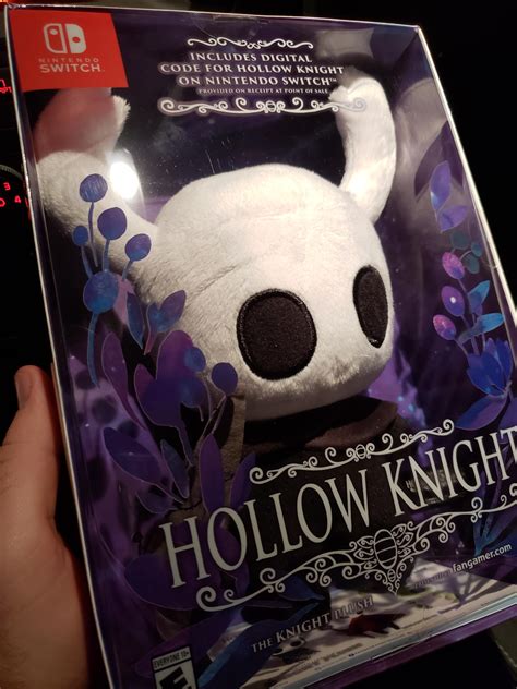 Hollow Knight Plush Toy And Game For Nintendo Switch Package Freeware