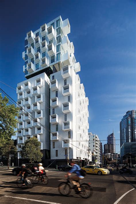 Jackson Clements Burrows Design An Apartment Building With Projecting