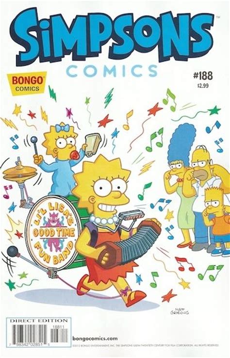 Simpsons Comics 188 Lisa Simpsons Toot Suite On Core