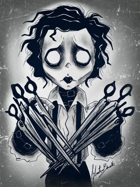 Edward Scissorhands By Xxartymusexx Tim Burton Art Tim Burton