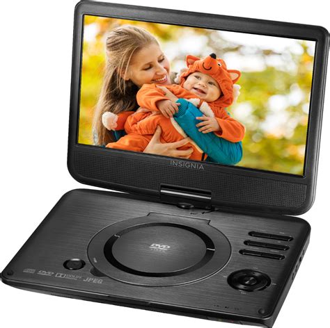 Insignia™ 10 Portable Dvd Player With Swivel Screen Black Ns P10dvd20