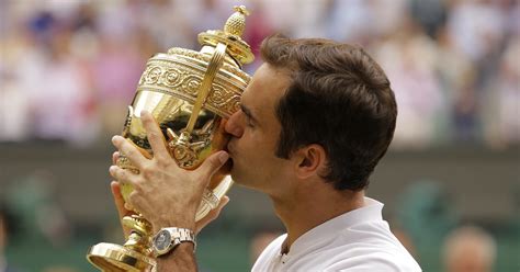 Roger Federer Wins His Record Th Wimbledon Singles Title