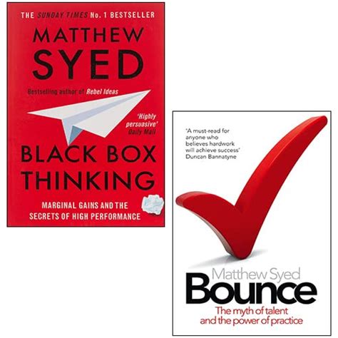 Black Box Thinking Bounce 2 Books Collection Set By Matthew Syed By