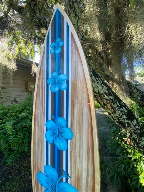 New Hibiscus Surfboards Aloha Surfboard Hibiscus Flower Etsy