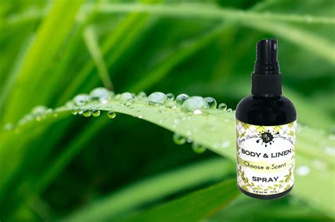BERGAMOT and GINGER Body and Linen Spray 4 oz - fresh spa aroma - scen ...