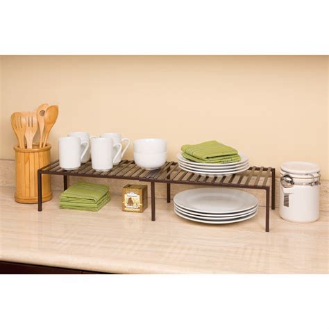 Kitchen marren wall shelf (set of 3) by blue elephant. Seville Classics Expandable Kitchen Cabinet Shelf Organizer & Reviews | Wayfair