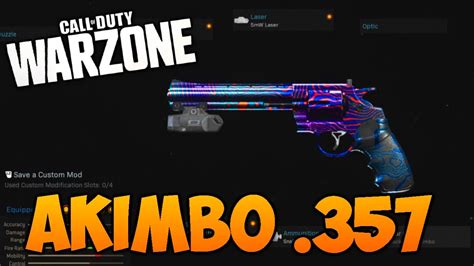 Most Op Akimbo 357 Warzone Class Modern Warfare Warzone Youtube