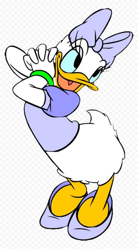 Clipart Daisy Duck Cute Pose Png Image In Daisy Duck Mickey