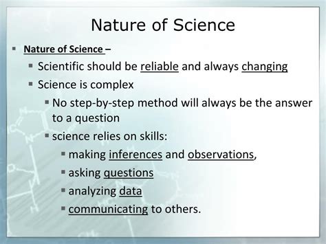 Ppt Nature Of Science Notes Powerpoint Presentation Free Download