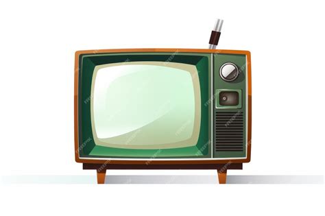 Premium Photo | Retro Rewind Uncover the Charm of Vintage Small TV on