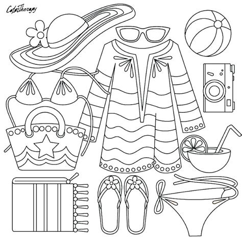 Free printable clothes coloring pages and download free clothes coloring pages along with. Summer Clothes Coloring Pages at GetColorings.com | Free ...