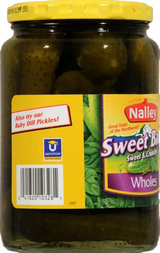 Nalley Sweet Baby Whole Pickles 24 Oz Ralphs