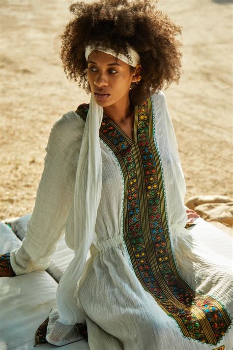 Habesha Maxi Dress Ethiopian Dress Amhara Ethiopian Traditional Dress