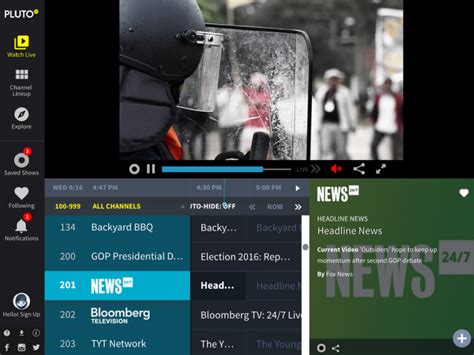 Channels subject to change at any time without notice. Pluto TV: 100+ Free Channels - Download