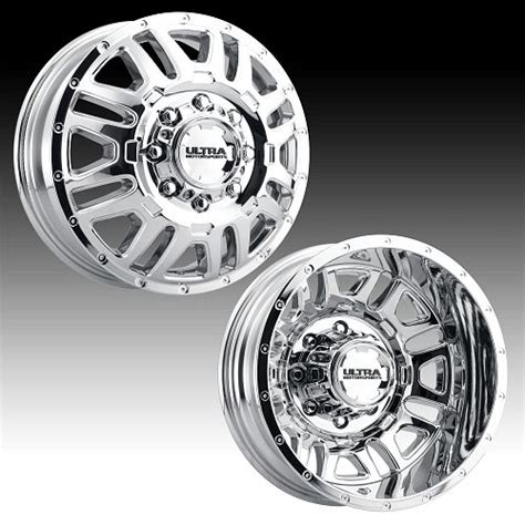 Ultra 003c Hunter Dually Chrome Custom Wheels Rims 003c Hunter