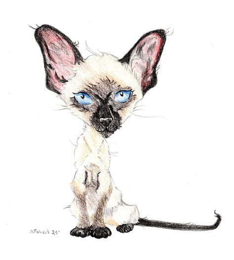 Cat Caricature In Colour Personalized Etsy Uk