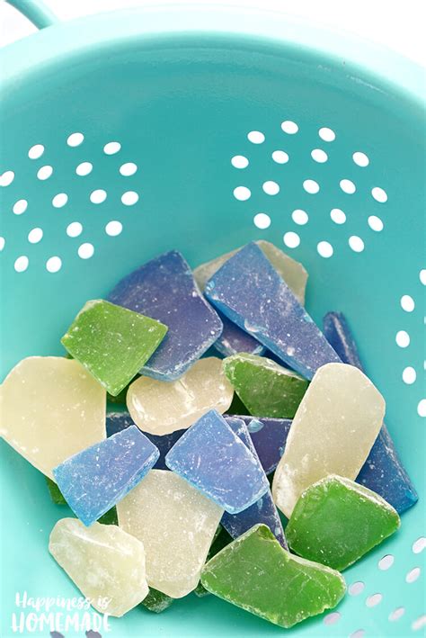 Easy Edible Sea Glass Candy Happiness Is Homemade