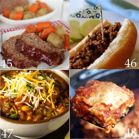Quick and Easy, Family Friendly Dinner Ideas using Ground ...