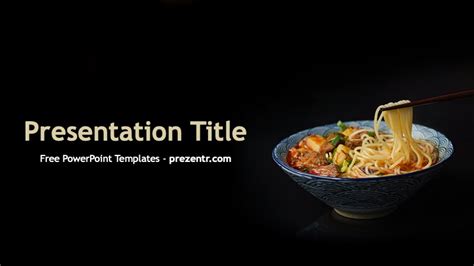 Free Chinese Food Powerpoint Template Prezentr Ppt Templates