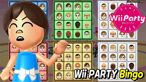 wii party bingo master com wei vs tyrone vs lucia vs jackie wii パーティー alexgamingtv youtube