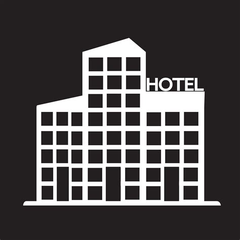 Hotel Icon Symbol Sign 634606 Vector Art At Vecteezy